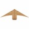 Ekena Millwork Bellingham Timber Gable Bracket, Western Red Cedar, 36"W x 10"H x 1 1/2"D x 5 1/2"F, 7/12 Pitch GBW036X10X0206BEL00SWR - alternate 1